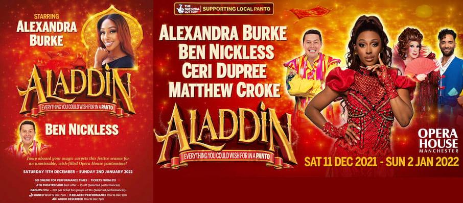 Aladdin at Manchester Opera House